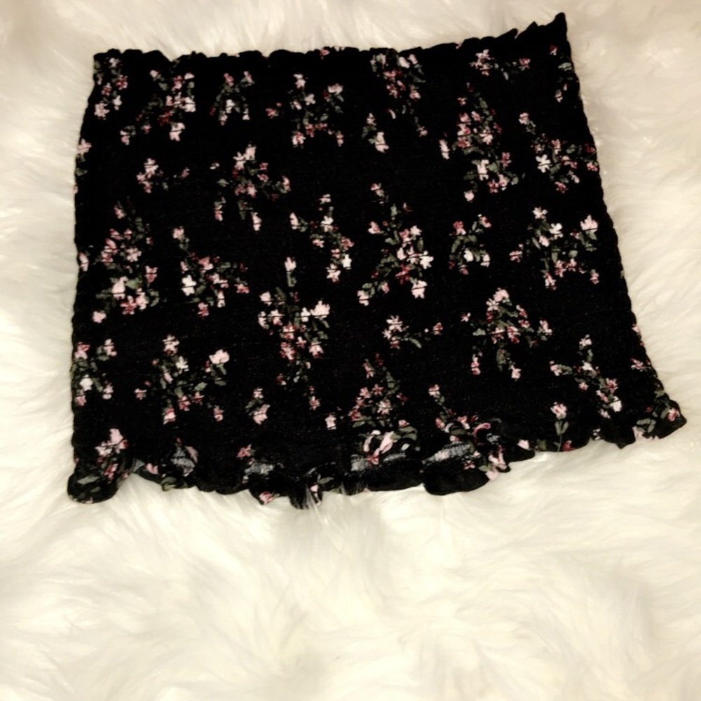 Floral tube top